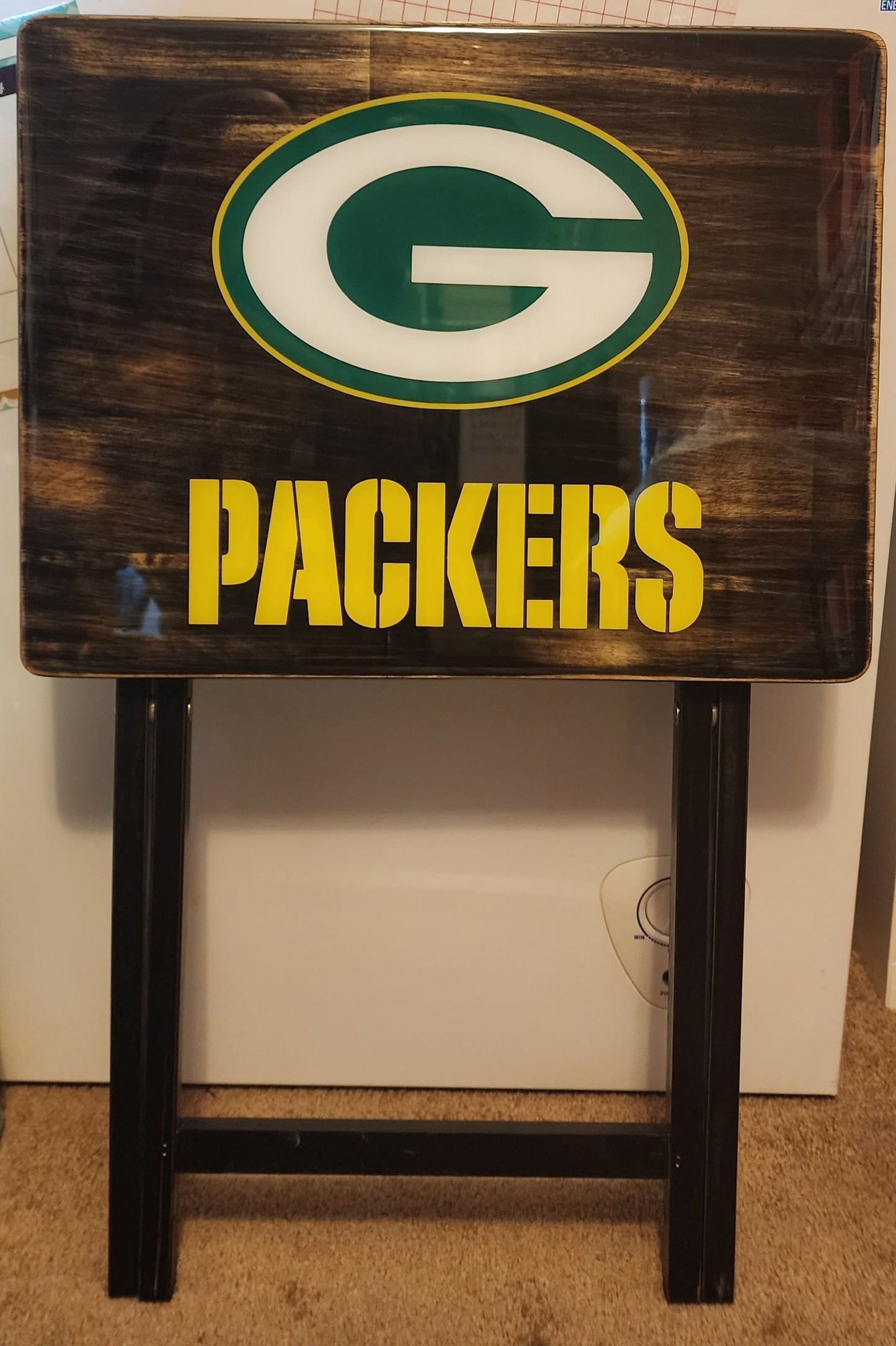 NFL TV tray - set of 4 with stand